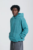 WASHED BLANK HOODIE GREEN