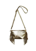 Kingston Tassle Cross Body Bag - Gold