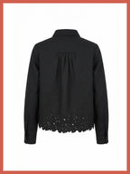 Koren Embroidered Blouse In Black