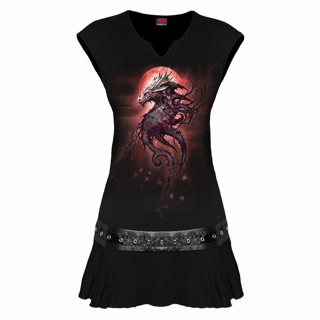 OAK DRAGON - Mini-robe à clous à la taille Noir