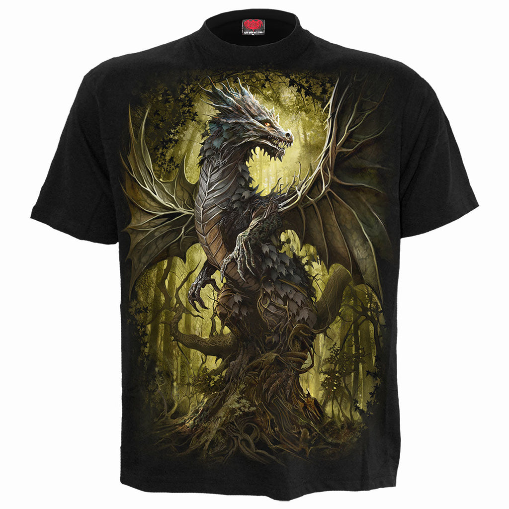 DRAGON CHÊNE - T-shirt Noir