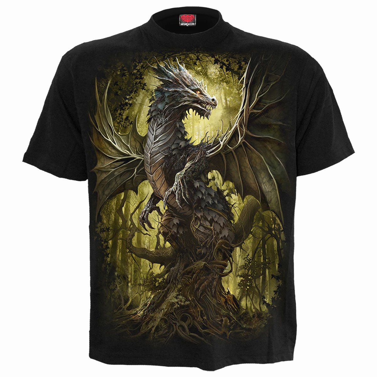 DRAGON CHÊNE - T-shirt Noir