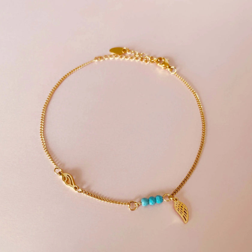 Astrid Luxe 18k Gold Plated Anklet