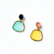 Kitty Mismatch Transparent Earrings