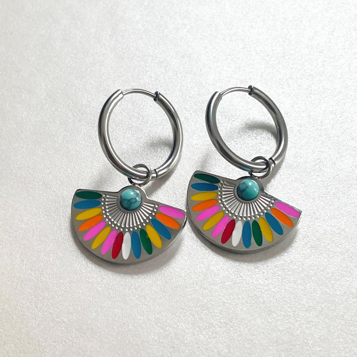Solara Luxe Silver Tone Earrings