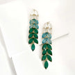 India Jewelled Ombre Drop Earrings