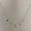 Emilia Luxe 18k Gold Plated Jewel Necklace