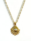 Layla Luxe 18k Gold Plated Evil Eye Necklace