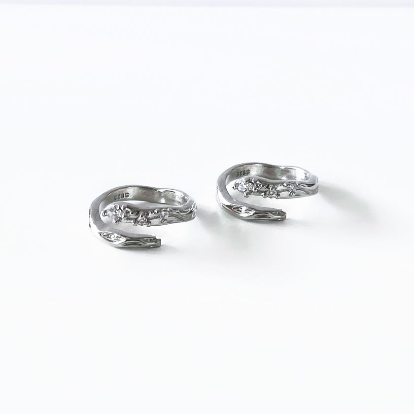 Selma Silver Tone Wrap Ring