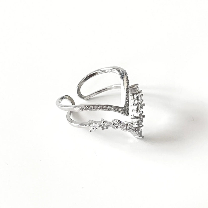 Ziva Double Wishbone Ring