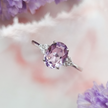 Lavender Amethyst Ring in Sterling Silver