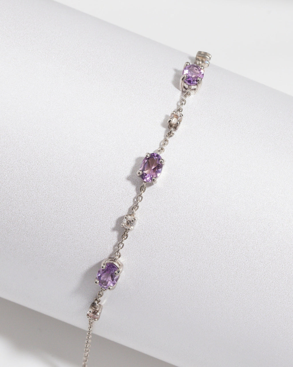 Conjunto completo - Conjunto de joyas de amatista en plata de ley