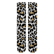 Leopard Print Original White Weightlifting Socks