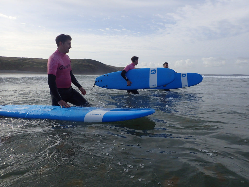 8ft x 26in Beginner Surf School / Rental Softboard Surfboard  - EXTRA WIDE (SSR)