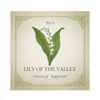 Lily Of The Valley Flower Silver Charm