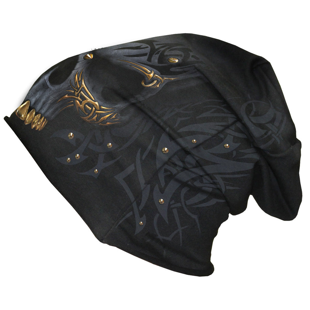 BLACK GOLD - Bonnets Légers en Coton Noir