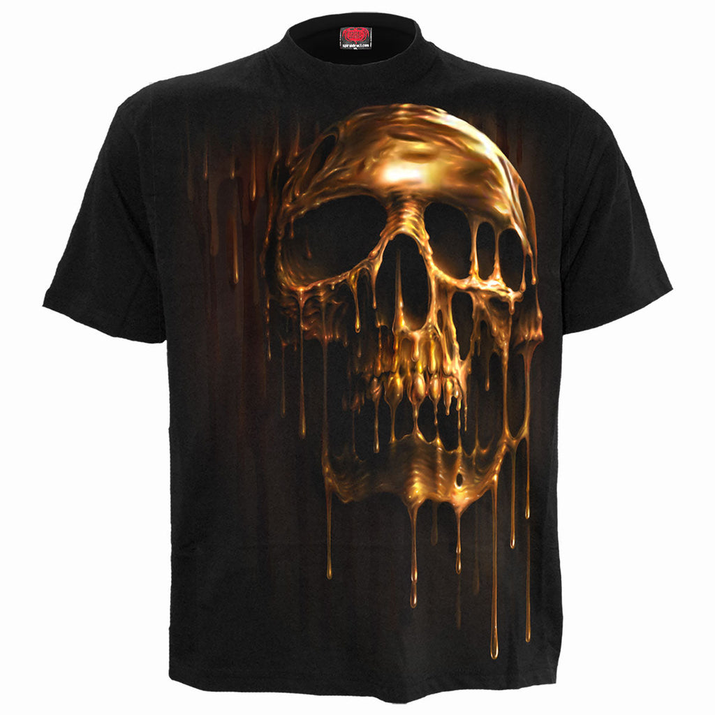 ORO GOTEO - Camiseta Negra