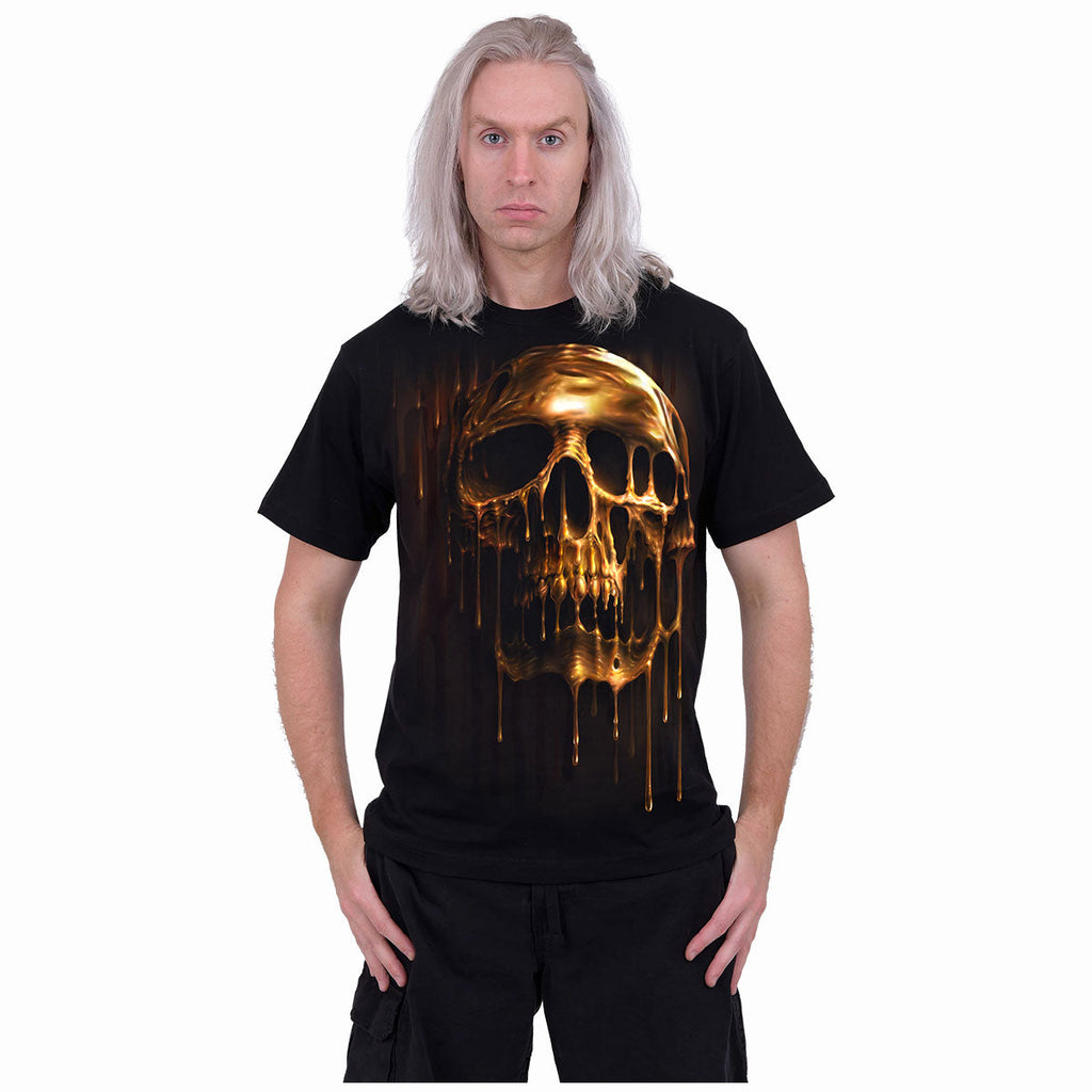 ORO GOTEO - Camiseta Negra