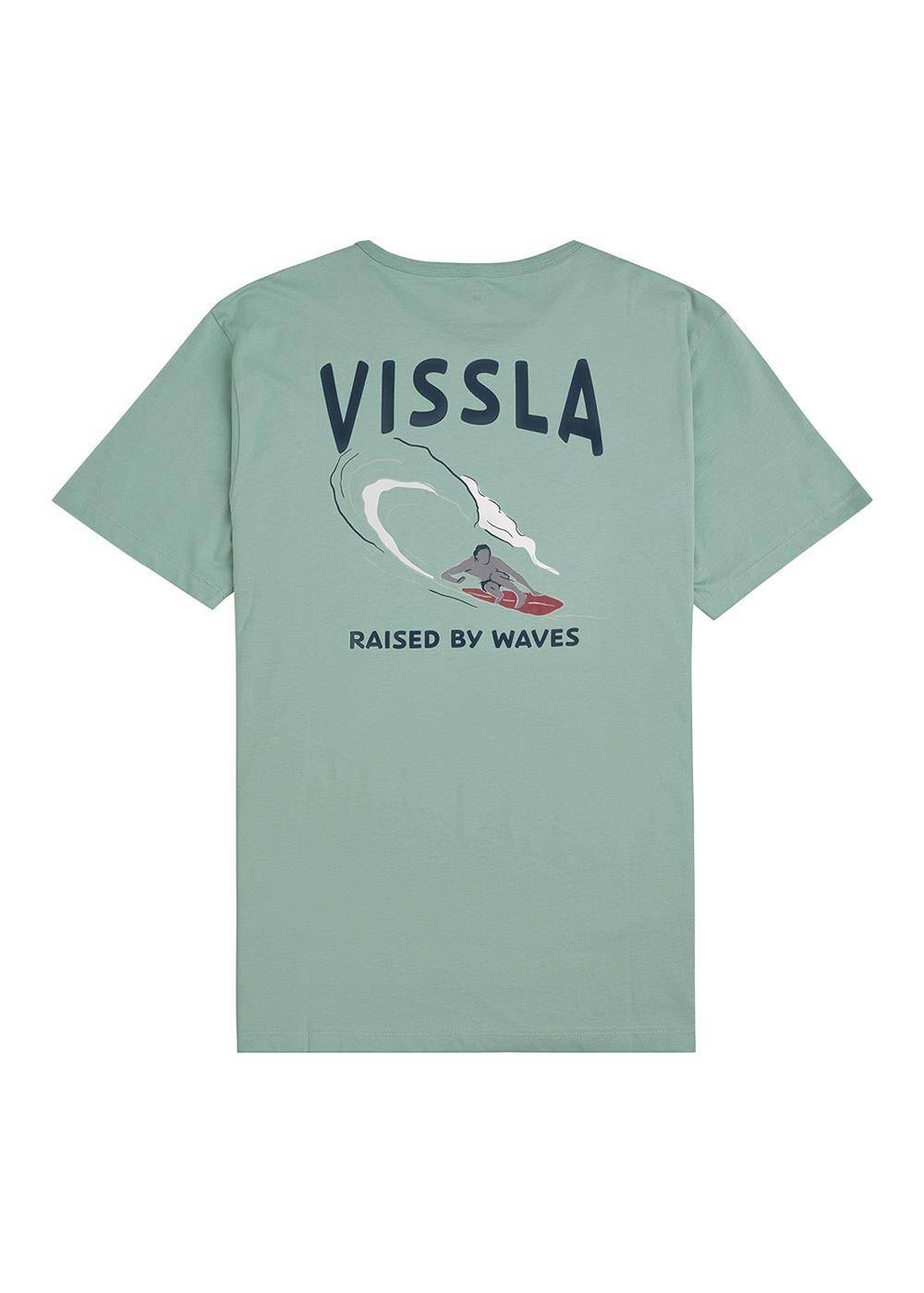 Camiseta Vissla Raised By Waves de manga corta