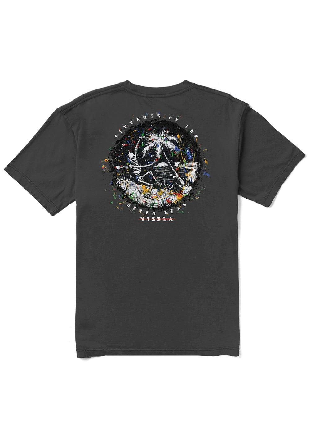 Camiseta de bolsillo Vissla Skull Island Premium Organic