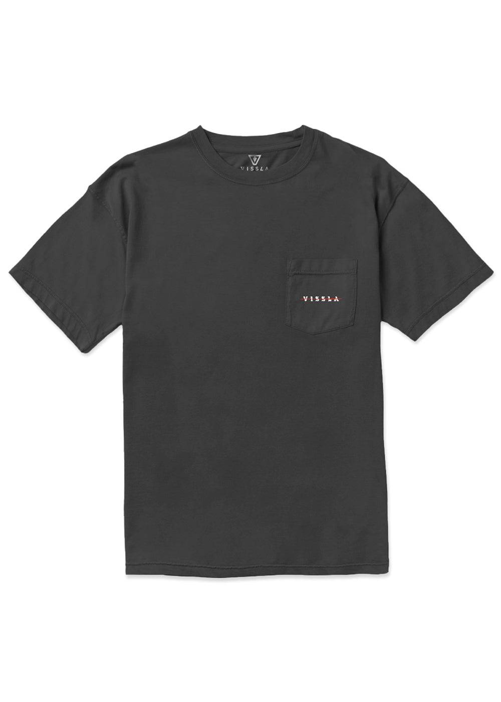 Camiseta de bolsillo Vissla Skull Island Premium Organic