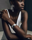 Milos Sculpted Cuff | Sterling Silver