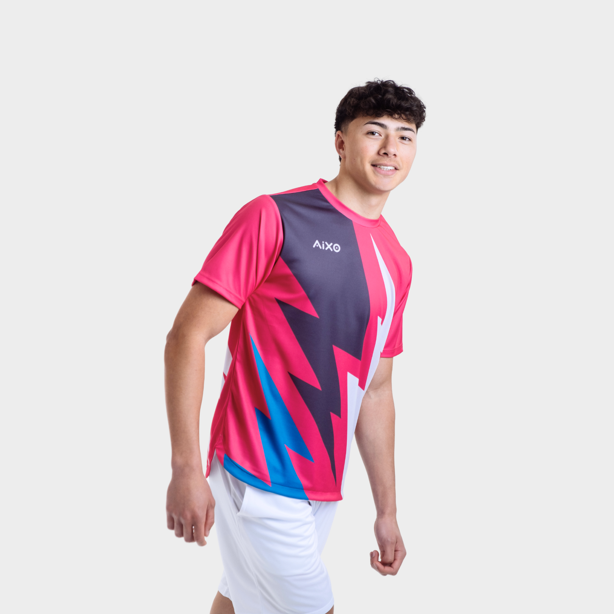 Aixo Bolt Mens Top Pink