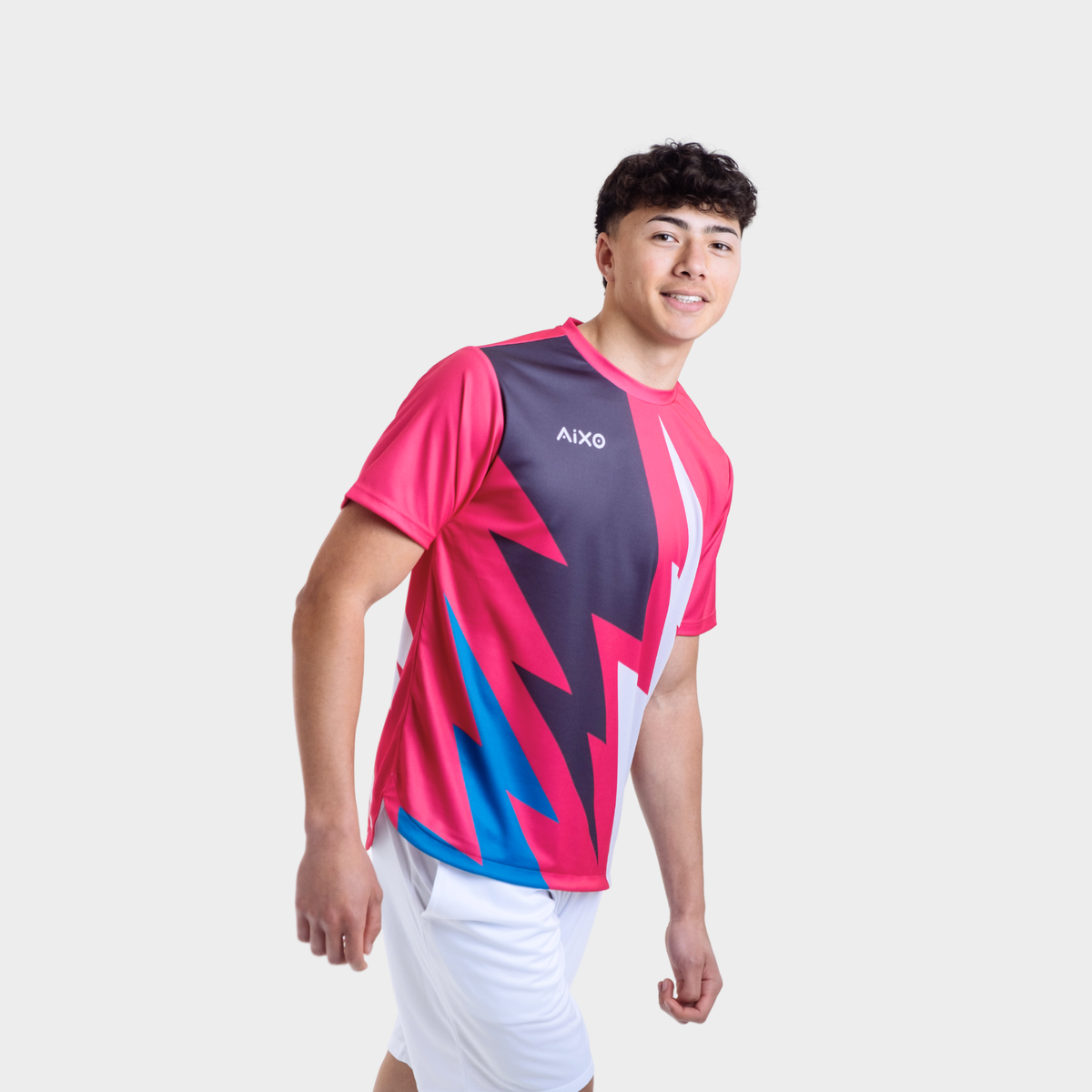 Aixo Bolt Mens Top Pink