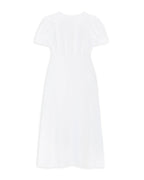 Daisy Linen Dress  - White