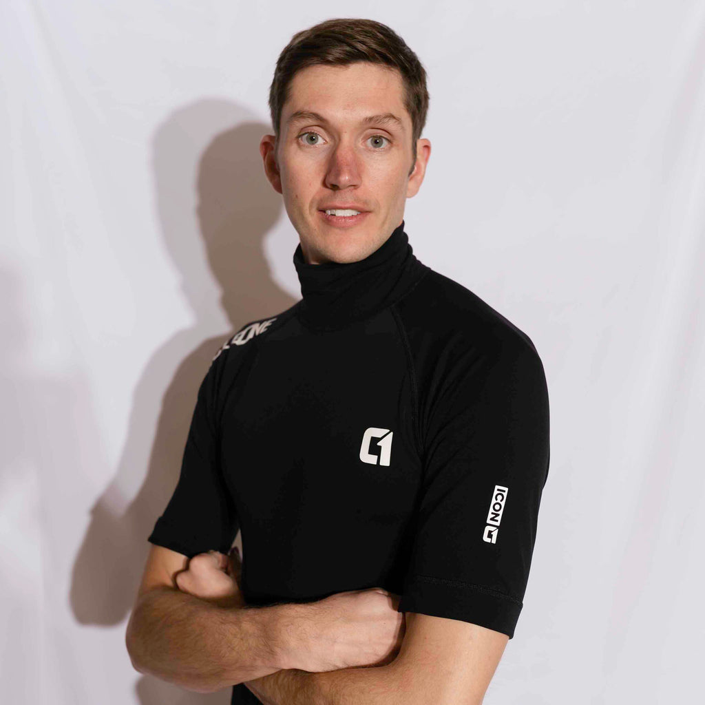 Mens SHORT Sleeve Thermal Rash Vest - ICON Polypro