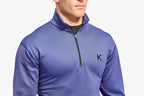 Polaire demi-zip infrarouge pour hommes
