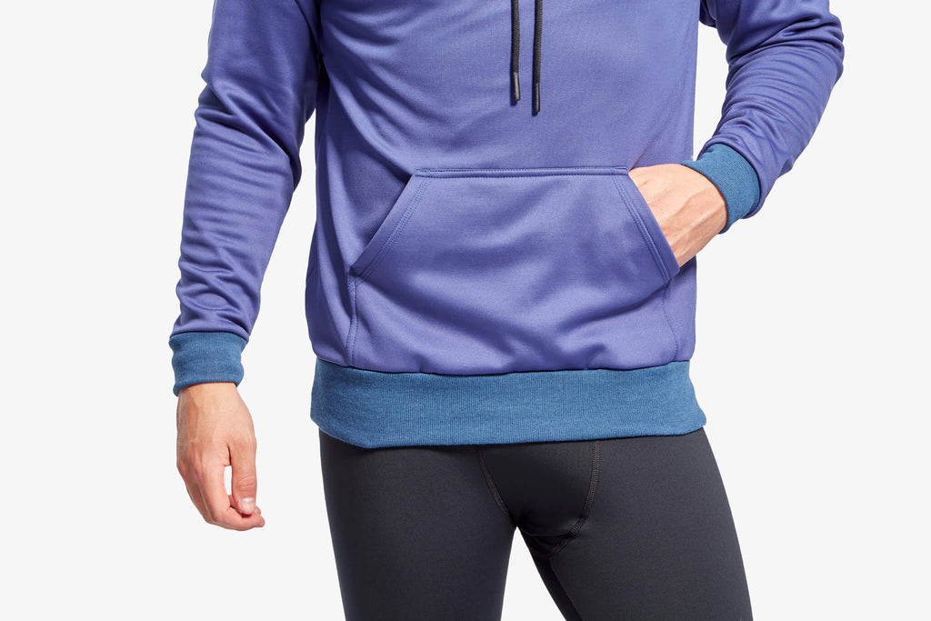 Men's Infrared Hoodie - Grey & Blue