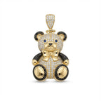 Gold Pendant – Teddy Bear Playful and Luxurious Charm | Gold | Majestic Jewellery
