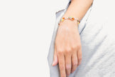 Multicolour Statement Link Bracelet