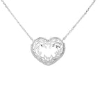 Laura Ashley Fashion Firbeck Toile Heart Necklace