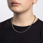 Fred Bennett Smaller Fit Stainless Steel Wheat Chain Necklace