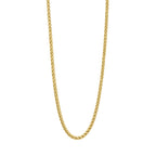 Fred Bennett Smaller Fit Stainless Steel Wheat Chain Necklace