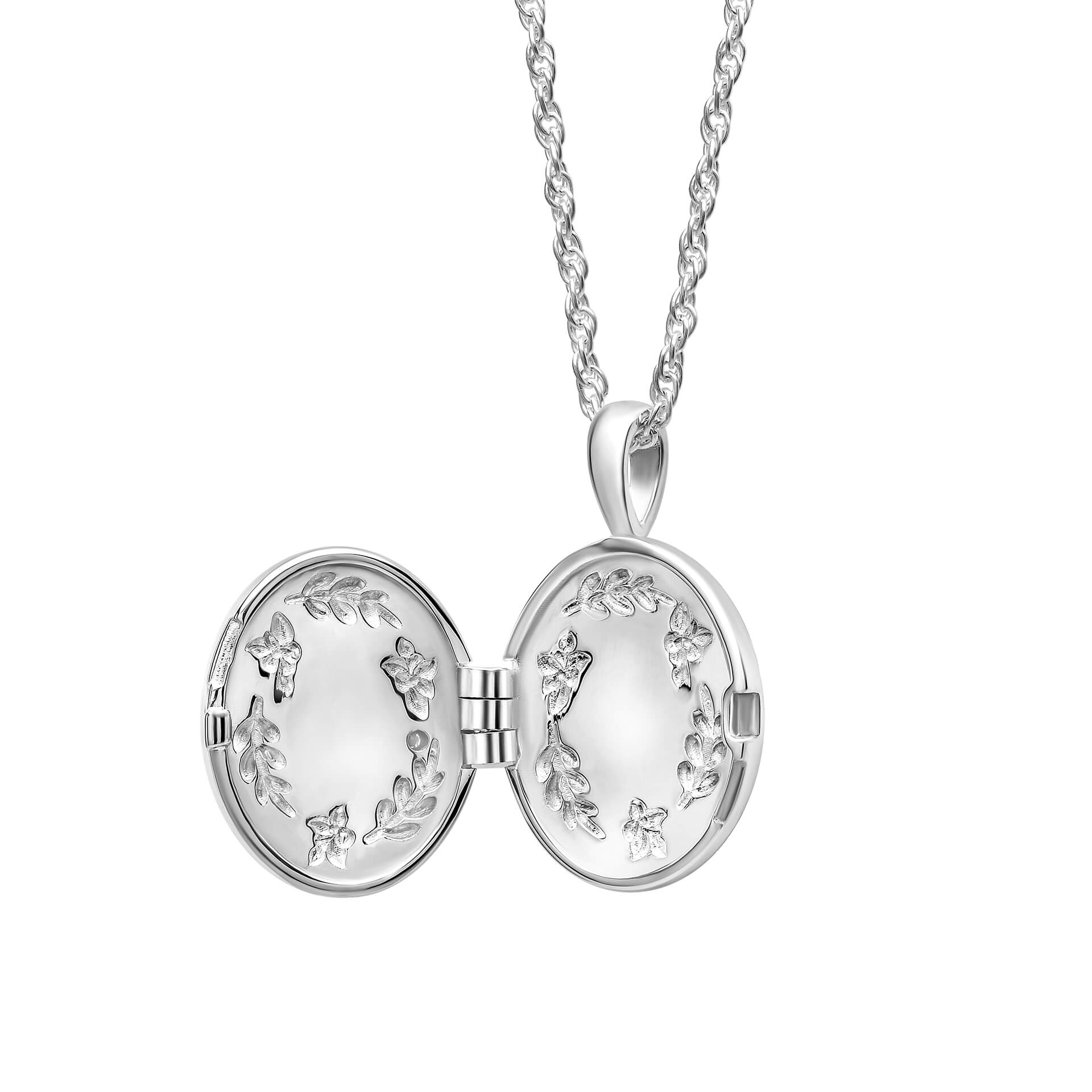 Laura Ashley Silver Blue Birds Locket