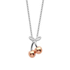 Laura Ashley Silver Cranwell Orchard Cherry Necklace