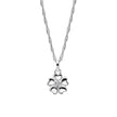 Laura Ashley Silver Riverly Ditsy Pave Flower Necklace