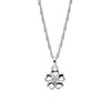 Laura Ashley Silver Riverly Ditsy Pave Flower Necklace