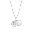 Laura Ashley Silver Kids Rosmere Love Heart Slider Locket