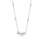 Laura Ashley Silver Kids Rosmere Love Mini Bird Necklace
