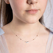 Laura Ashley Silver Kids Rosmere Love Mini Bird Necklace