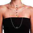 Leaf Mars Necklace, Sterling Silver with Gold Plate & Fresh Water Pearls