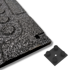 20mm Onyx EPDM Rubber Gym Tiles