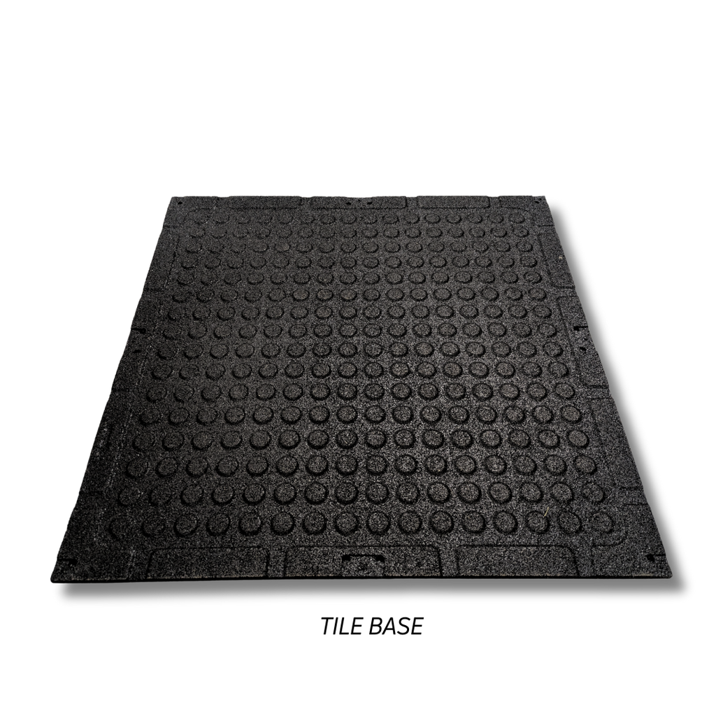 20mm Onyx EPDM Rubber Gym Tiles