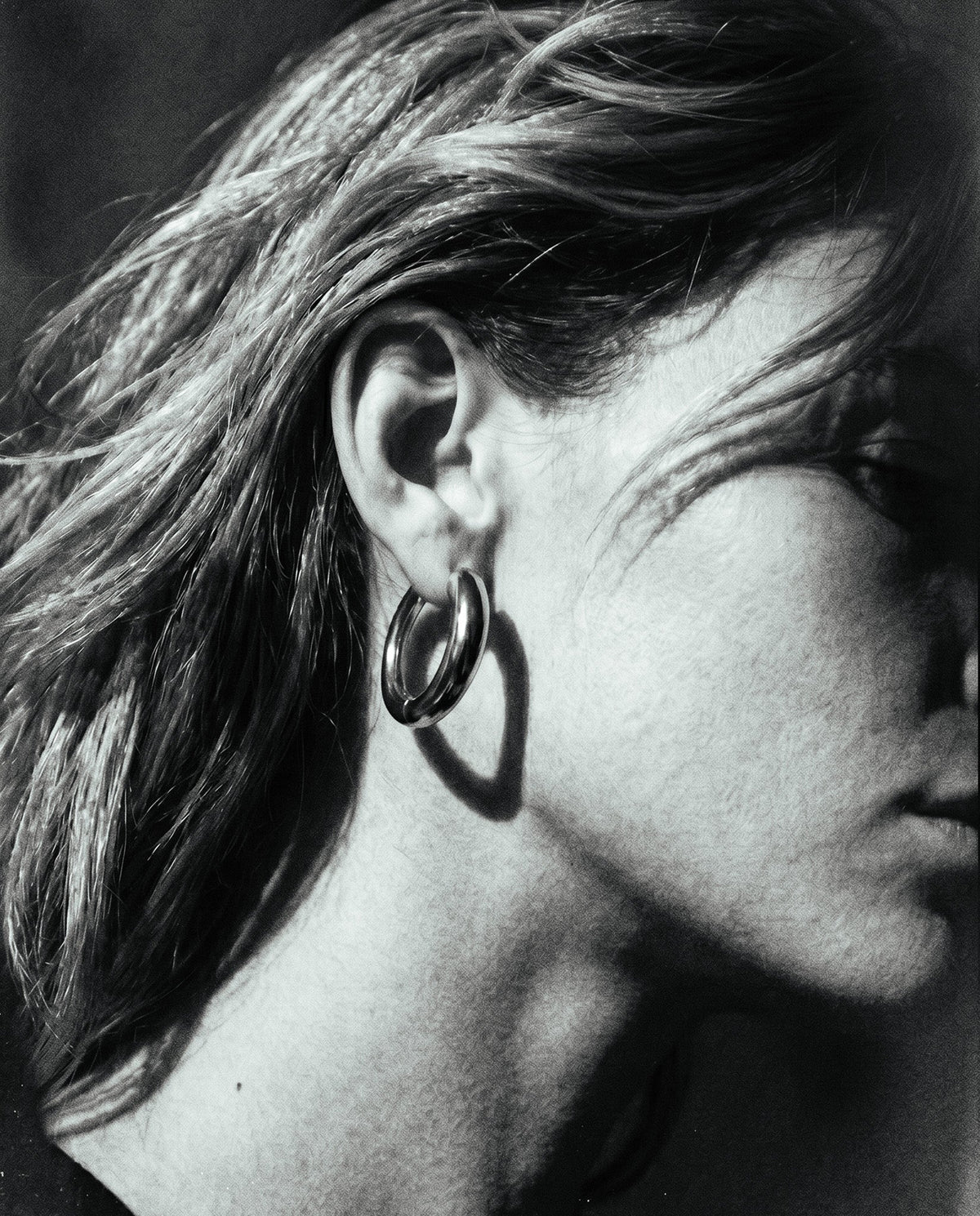 Nia Large Hoops | Sterling Silver