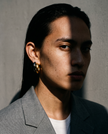 Nia Large Hoops | Gold Vermeil
