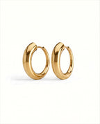 Nia Large Hoops | Gold Vermeil